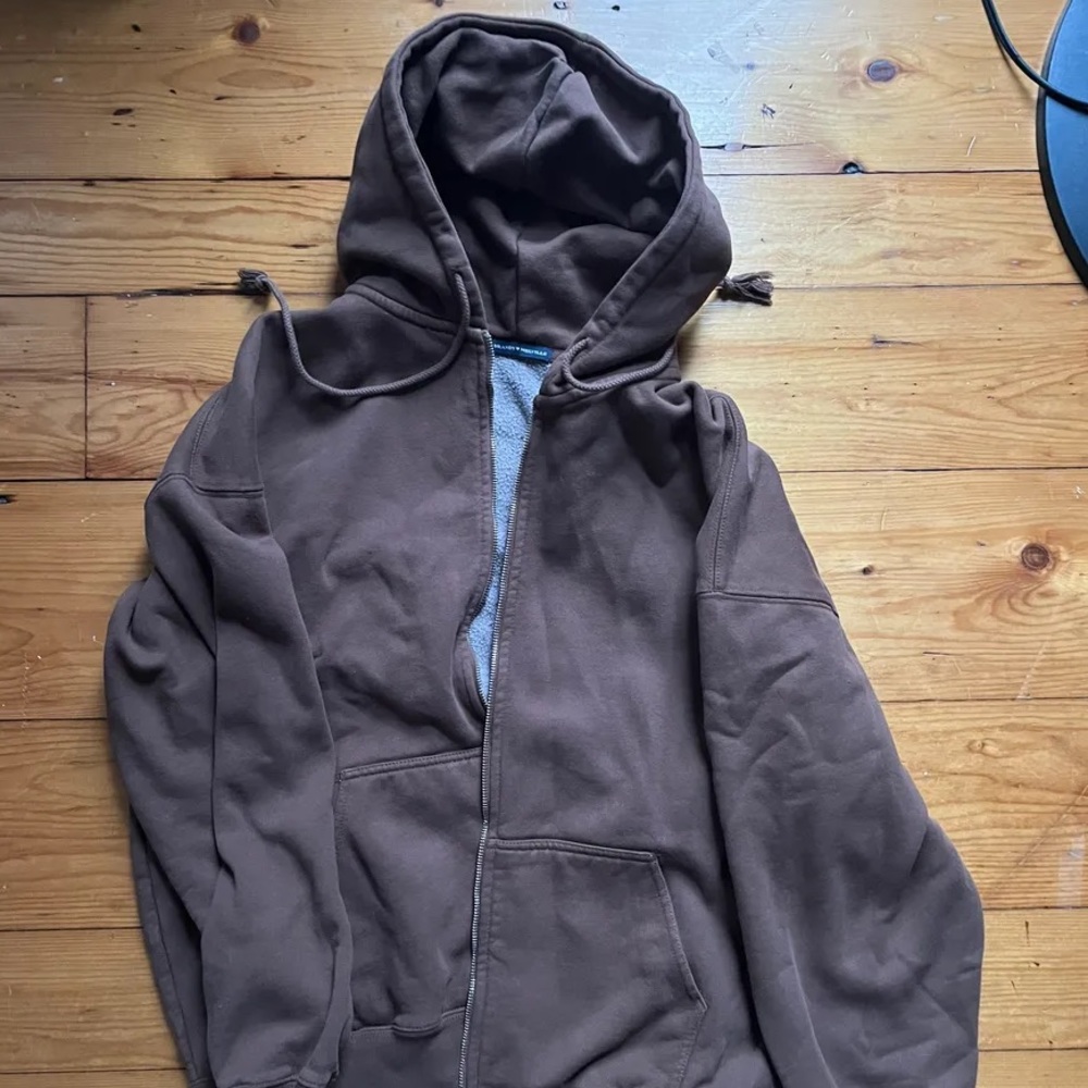 brown brandy melville christy hoodie